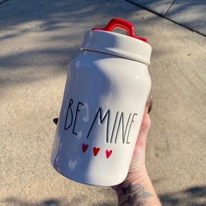 Rae Dunn Be Mine Watercolor Hearts Canister